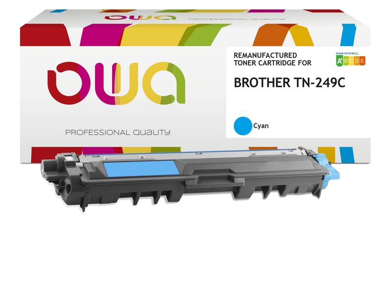 OWA Armor toner kompatibilný s Brother TN-249C, 4000st, modrá/cyan