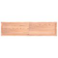 vidaXL Stolová doska svetlohnedá 160x40x(2-4)cm ošetrený masív hrany