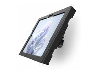 Montážna sada (kryt) - odkrytá predná/zadná kamera a senzory - pre tablet - naklápací - uzamykateľný - hliník, kovový rám - čierna - veľkosť obrazovky: 13" - montáž na stenu