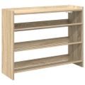 vidaXL Regál na topánky dub sonoma 80x25x62 cm spracované drevo