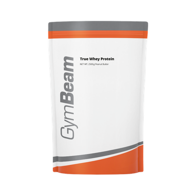 True Whey - GymBeam, arašidové maslo, 2500 g