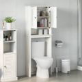 vidaXL Toaletná skriňa VIGO Biela a antik biela 60 x 27 x 161 cm