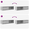 vidaXL TV skrinky 2 ks Grey Sonoma 100x31x25,5 cm Engineered Wood