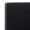 vidaXL Posteľný rám so zásuvkami čierny 90x200 cm umelá koža
