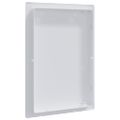 vidaXL Prístupové dosky 2 ks Biela 15 x 23 cm ABS plast