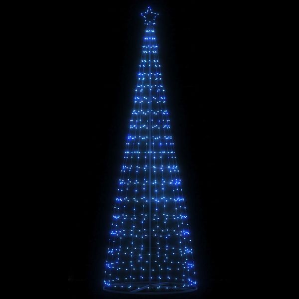 vidaXL LED vianočný stromček 550 LED modré 300 cm