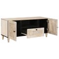 vidaXL TV jednotky so zásuvkou Biela 105 x 33 x 46 cm Kompozitné drevo