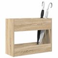 vidaXL Stojan na slnečník Sonoma dub 65 x 24 x 50 cm Kompozitné drevo