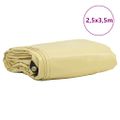 vidaXL Tarpaulin 650g / m² Béžová 2,5 x 3,5 m Plátno s PVC povrchom