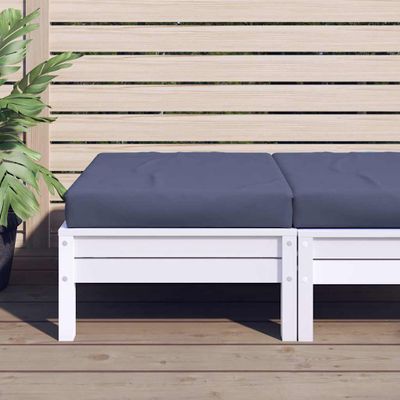 vidaXL Podložka na paletový nábytok tmavomodrá 60x60x9,5cm oxfor. látka