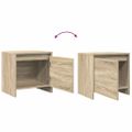 vidaXL Nočné stolíky 2 ks, dub sonoma 45x34x44,5 cm, kompozitné drevo
