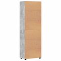 vidaXL Highboard FLORIN 60 x 35 x 182 cm Betónová šedá