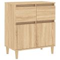 vidaXL Komoda dub sonoma 60x35x70 cm spracované drevo