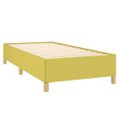 vidaXL Posteľný rám boxspring s matracom zelený 90x200 cm látka