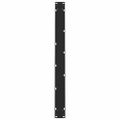 vidaXL Nohy k jedálenskému stolu, čierne, 2 ks, 100 x (72-73) cm, oceľové