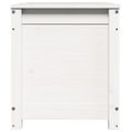 vidaXL Úložný box biely 80x40x45,5 cm masívna borovica