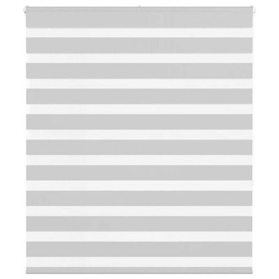 vidaXL Zebra roleta svetlosivá 135x150cm šírka látky 130,9cm polyester