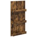 vidaXL Regál na časopisy Dymová dub 51 x 11 x 102 cm Kompozitné drevo