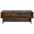 vidaXL Konferenčný stolík Dymová dub 100 x 46 x 35 cm Kompozitné drevo