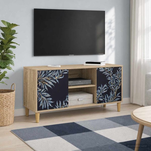 vidaXL TV skrinka DOKKUM 102 x 33 x 50 cm Sonoma Kompozitné drevo