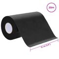 vidaXL Samolepiaca páska na umelú trávu Čierna 20 x 0,15 cm