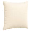 vidaXL Vankúše na pohovku 2 pcs Krémová 80 x 80 cm Kordúrová tkanina