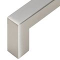 vidaXL Rukoväte na skrinku 5 ks strieborné 224 mm nehrdzavejúca oceľ