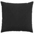 vidaXL Vankúše na pohovku 2 pcs Čierna 45 x 45 cm Kordúrová tkanina