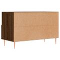 vidaXL TV skrinka hnedý dub 80x36x50 cm spracované drevo