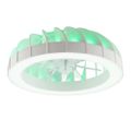 Modee LED okrúhle stropné svietidlo 30W RGB+3CCT 540mm, ventilátor, ovládač (ML-CLRGB-3CCT30W-F2W)