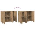 vidaXL Servírovacia skriňa Remeselný dub 90 x 32,5 x 80 cm