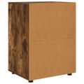 vidaXL Úložná skrinka 60 x 48 x 81 cm Kompozitné drevo Dymová dub