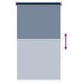 vidaXL Vonkajšia roleta s blokovaním UV žiarenia 90% Modrá 80 x 140 cm