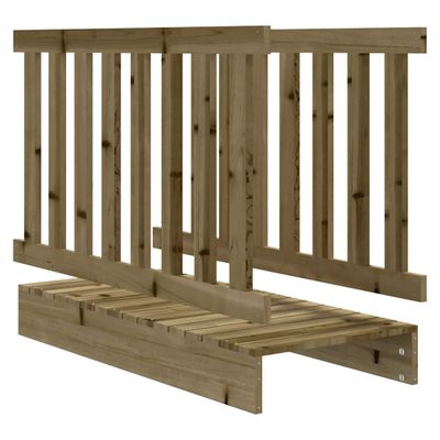 vidaXL Hrací most 45x107,5x79 cm impregnované drevo borovica