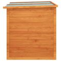 vidaXL Záhradný úložný box 126x72x72 cm, drevo