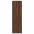 vidaXL skriňa so zásuvkou Hnedý dub 55,5x34x119,5 cm Konštrukcia dreva