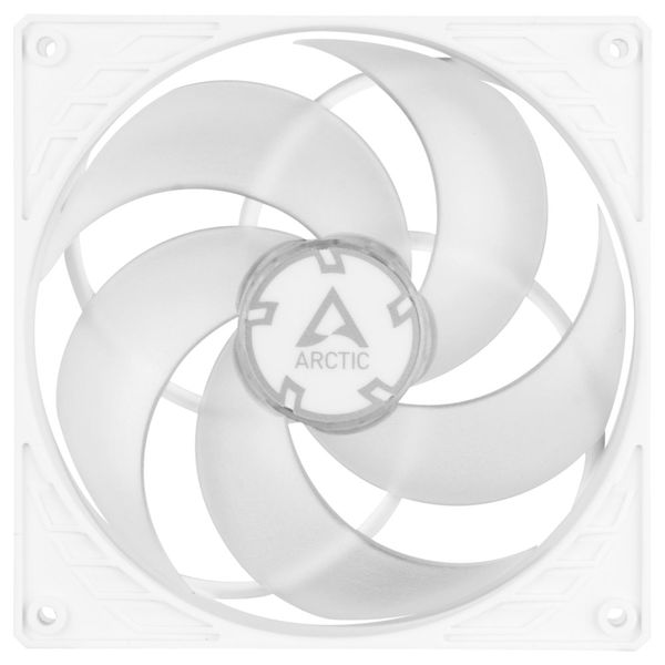 ARCTIC P14 ventilátor 140mm / PWM / biely/pruhový Ventilátor, 140mm, FDB ložisko, 4-pin PWM, výška 27mm, bielo-pruhový