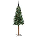 vidaXL Úzky vianočný stromček Zelená 150 cm