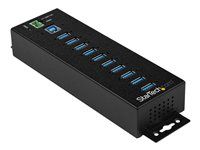 Windows/macOS/Linux (HB30A10AME) – Rozbočovač – 10 x USB 3.2 Gen 1 – možno montovať na konzolu DIN, na pripevnenie na stenu – kompatibilný s TAA – pre P/N: ITB20D3250