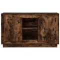 vidaXL Komoda dymový dub 102x35x60 cm spracované drevo
