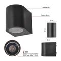 LED záhradné stienkové svetlo EMOS ZGF010P, 8,8 x 6,7 x 8 cm, 1 x GU10, 35 W