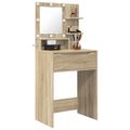 vidaXL Toaletné stolíky do spálne Sonoma dub 80 x 39,6 x 135 cm