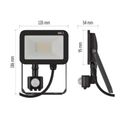 LED reflektor EMOS PROFI ZS2722 s pohybovým čidlom, 20 W neutrálna biela