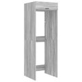 vidaXL Kabinet na práčku s úložiskom Sivý Sonoma 67,5 x 68 x 200 cm