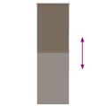 vidaXL Roleta zatemnenie Coffee 55x150 cm Šírka látky 50,7cm Polyester