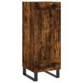 vidaXL Vysoká skrinka dymový dub 34,5x34x180 cm spracované drevo