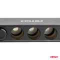 Predlžovacia zásuvka s voltmetrom USB USB-C 12/24V AMiO-03782