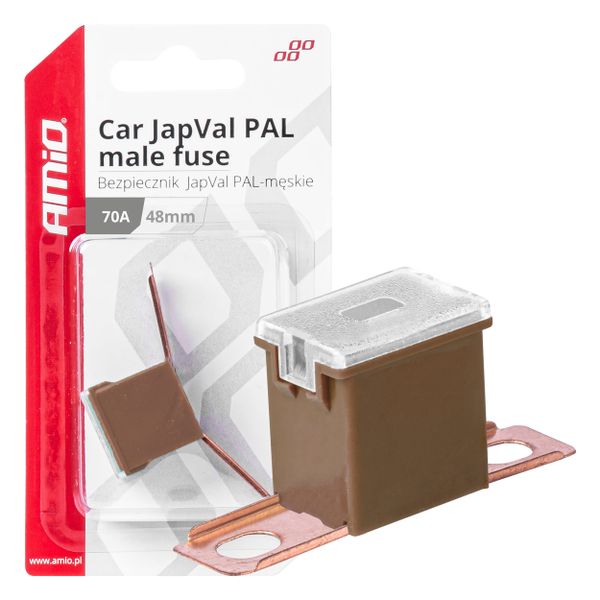 Poistka JAPVAL PAL samec 48mm 70A AMIO-03422