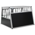 vidaXL Prepravka pre psa s dvojitými dvierkami 94x88x69 cm