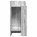 vidaXL Príručný stolík s policou sivý dub sonoma 25,5x27x60 cm
